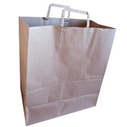 Bolsa kraft con manilla 34x17x39