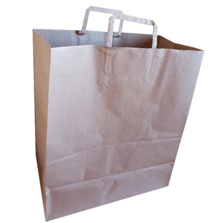Bolsa kraft con manilla 34x17x39