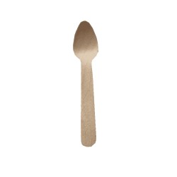 Cuchara té de madera 100 unidades