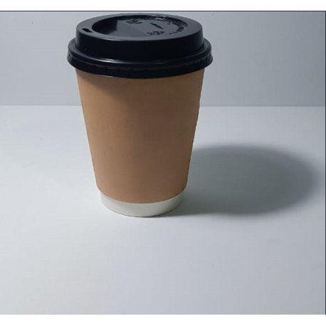 Vaso polipapel 12 oz c/tapa