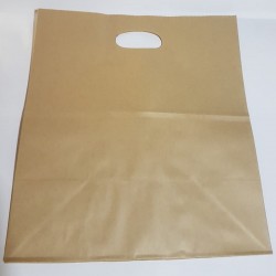 Bolsa kraft troquel mediana