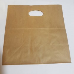 Bolsa kraft troquel grande
