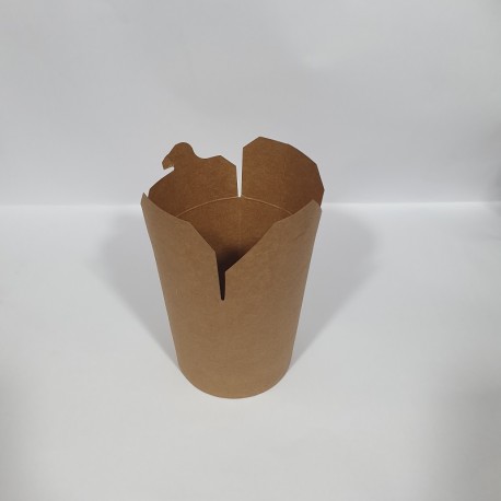 Caja circular kraft 16 onzas